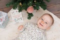 Milestone Baby's first Christmas