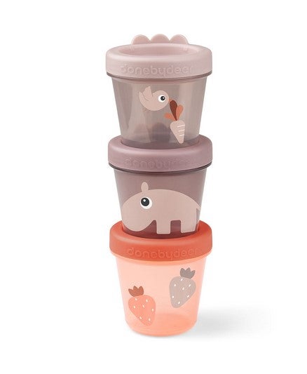 Done by Deer Baby food container 3-pack, Ozzo Powder