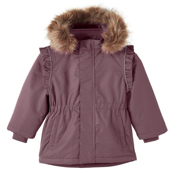 NAME IT NMFSNOW05 Lila talvitakki, Black Plum