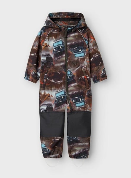 NAME IT NMFALFA Mud Race/Rosin, softshell haalari