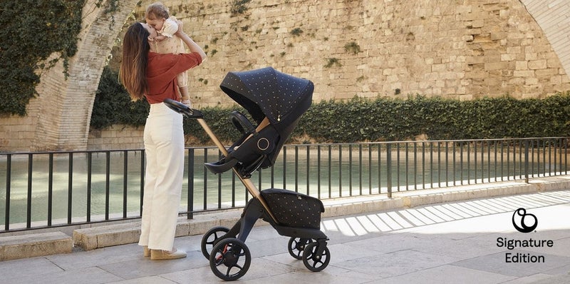 Stokke Xplory X starttipaketti Signature Edition Black myym&auml;l&auml;n mallikappale