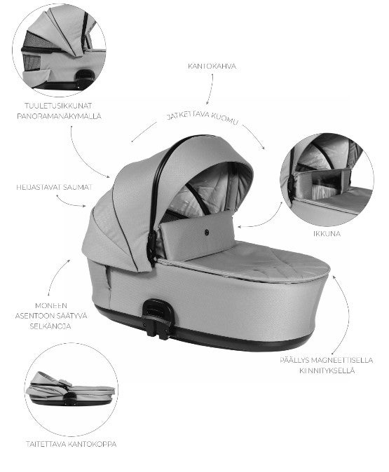 Nordbaby Active Lux -  yhdistelm&auml;vaunut