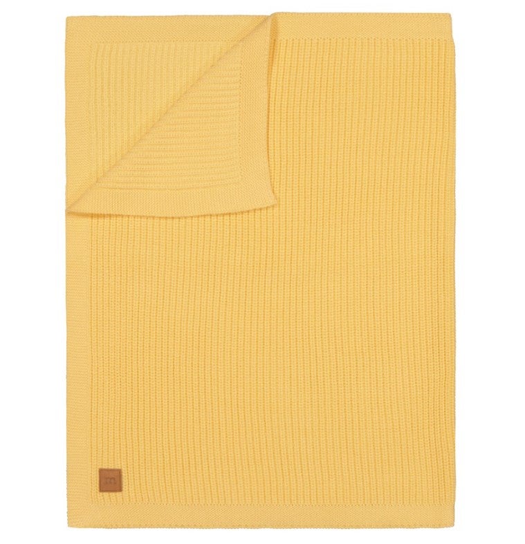 Metsola Knitted Blanket, Banana Cream