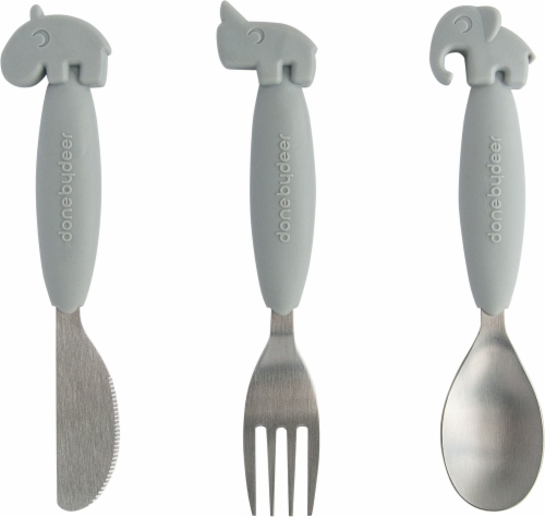 Done by Deer Aterinsetti Yummy+ Easy Grip, harmaa