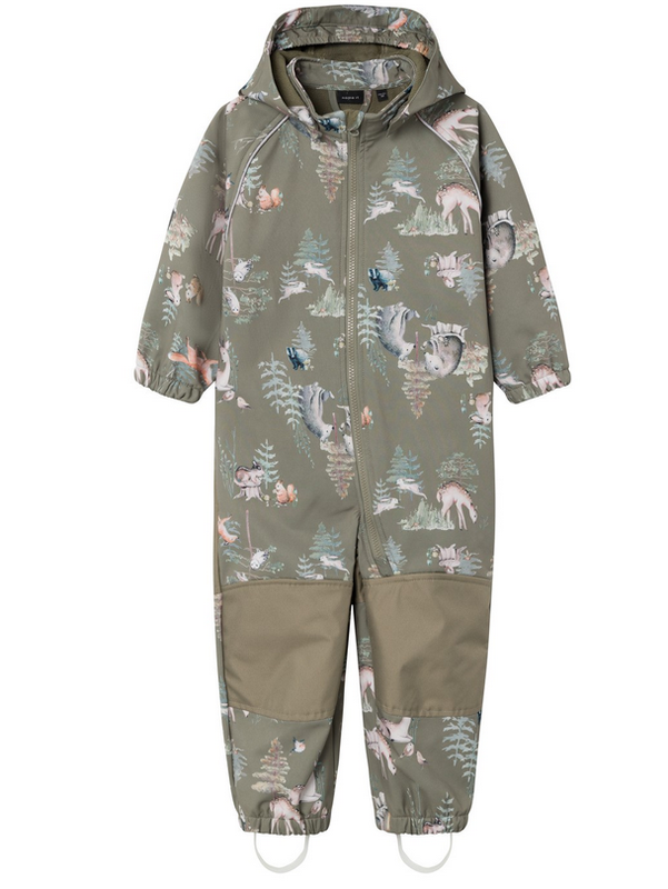 NAME IT NMFALFA  Mets&auml;, softshell haalari, Vetiver