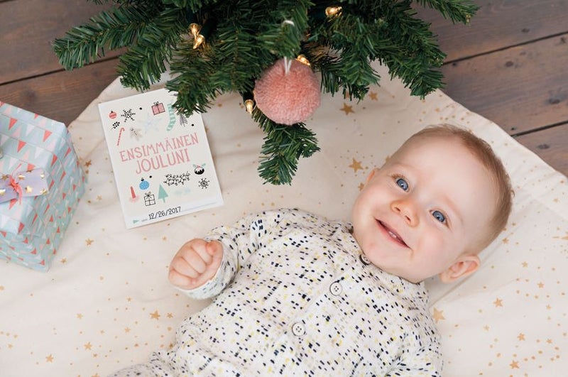 Milestone Baby's first Christmas