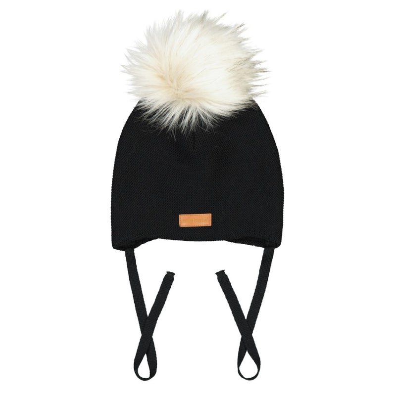 Metsola Mini Crystal Hat, Black